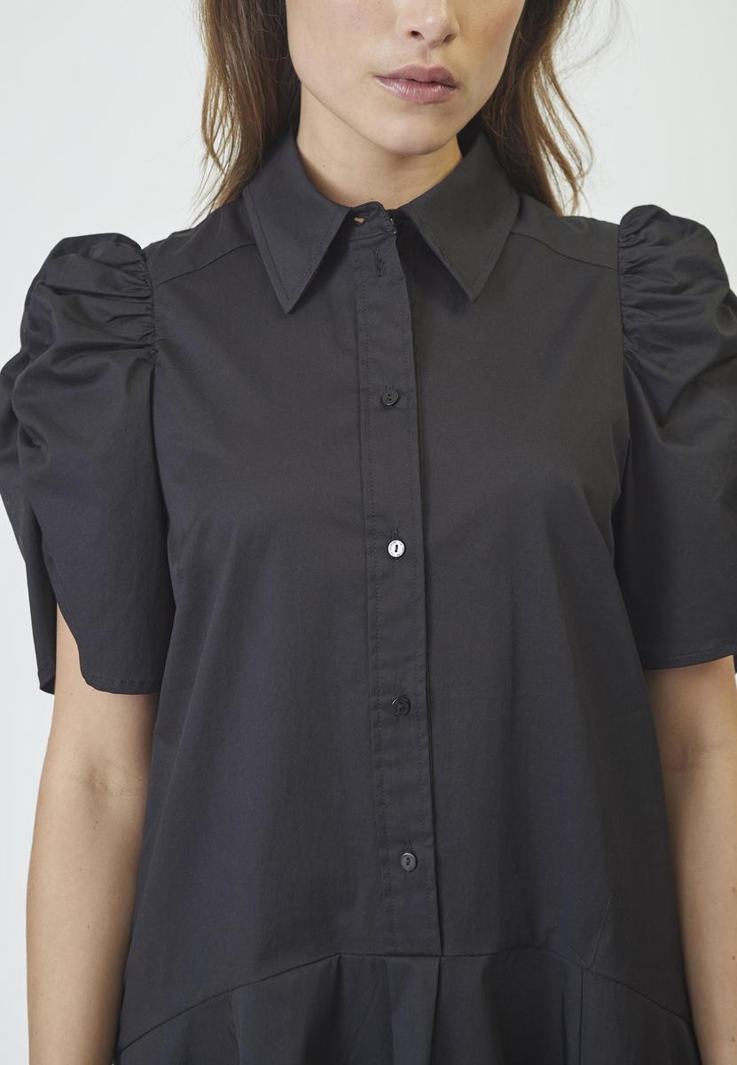 PoppyCC SS Shirt Dress - Black - Co'couture