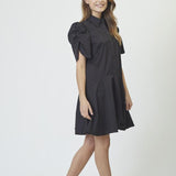PoppyCC SS Shirt Dress - Black - Co'couture