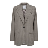 QuinCC Pin Fitted Blazer - Mink - Co'couture