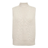 RowCC Cable Knit Top - Ivory - Co'couture