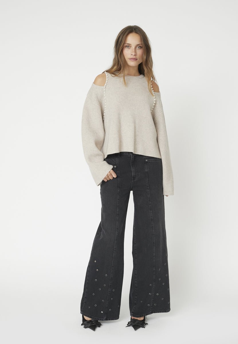 RowCC Rib Pearl Knit - Bone - Co'couture