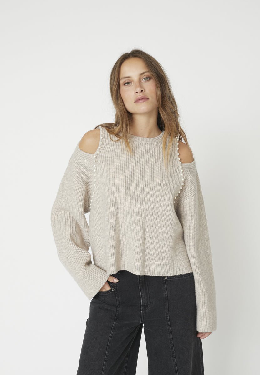 RowCC Rib Pearl Knit - Bone - Co'couture