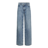RuthieCC Asym Wide Jeans - Denim blue - Co'couture