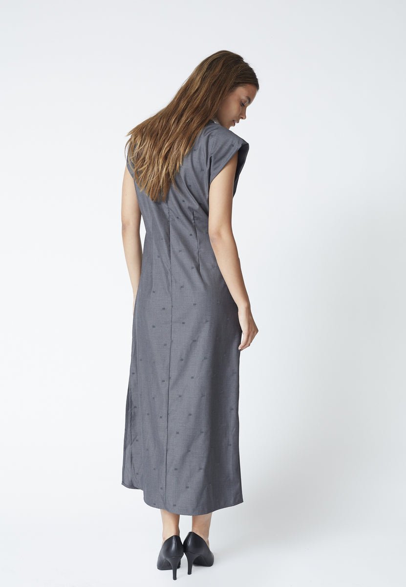 SagaCC Long Dress - Mid Grey - Co'couture