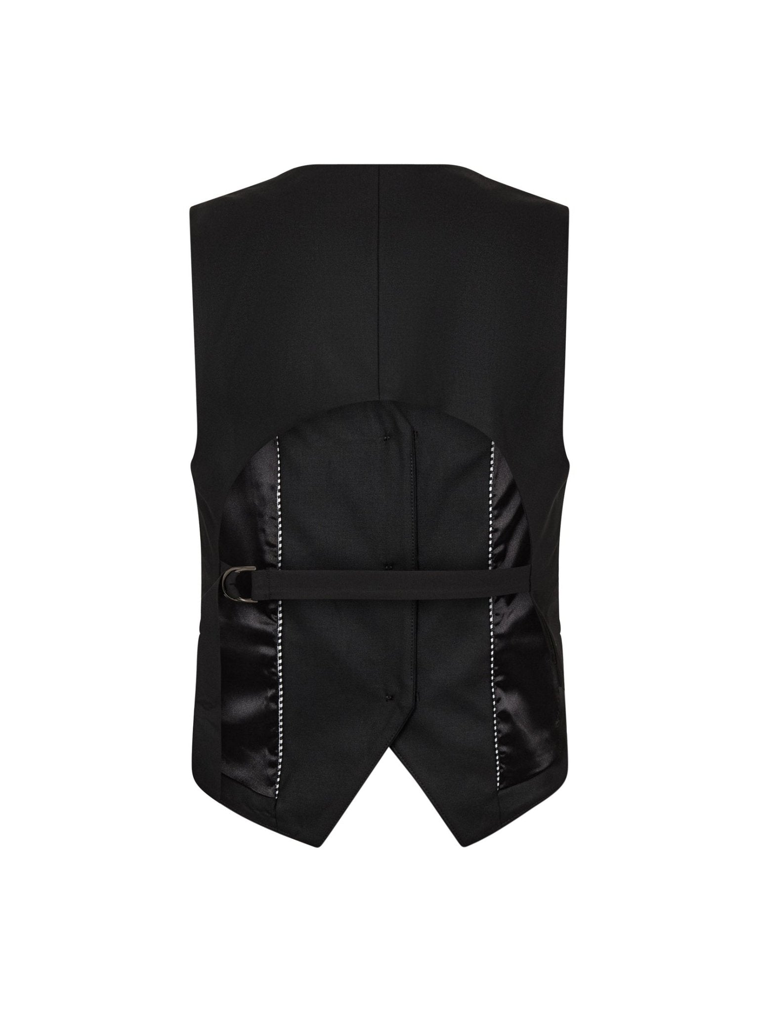 SibelleCC Open Back Vest - Black - Co'couture