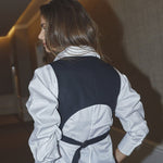 SibelleCC Open Back Vest - Black - Co'couture