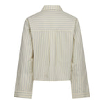 SimoCC Stripe Button Shirt - PaleYellow - Co'couture