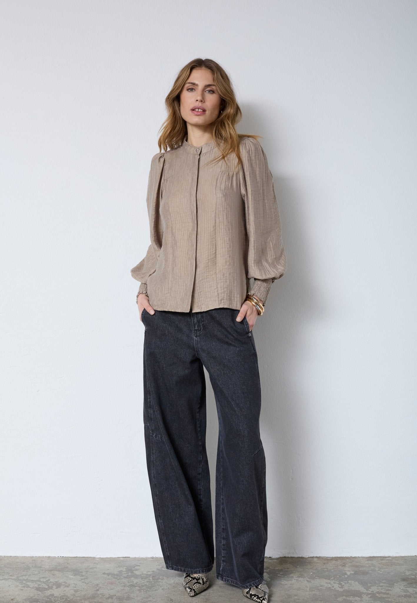 TassyCC Shirt - Taupe - Co'couture