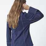 TheoCC Fitted Denim Shirt - Dark Denim - Co'couture