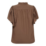 ToraCC Frill V - top - Walnut - Co'couture