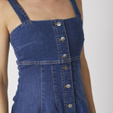TylerCC Denim Long Dress - Denim blue - Co'couture