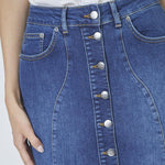 TylerCC Denim Skirt - Denim blue - Co'couture
