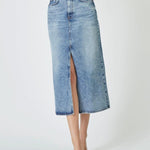VikaCC Slit Denim Skirt - Denim blue - Co'couture