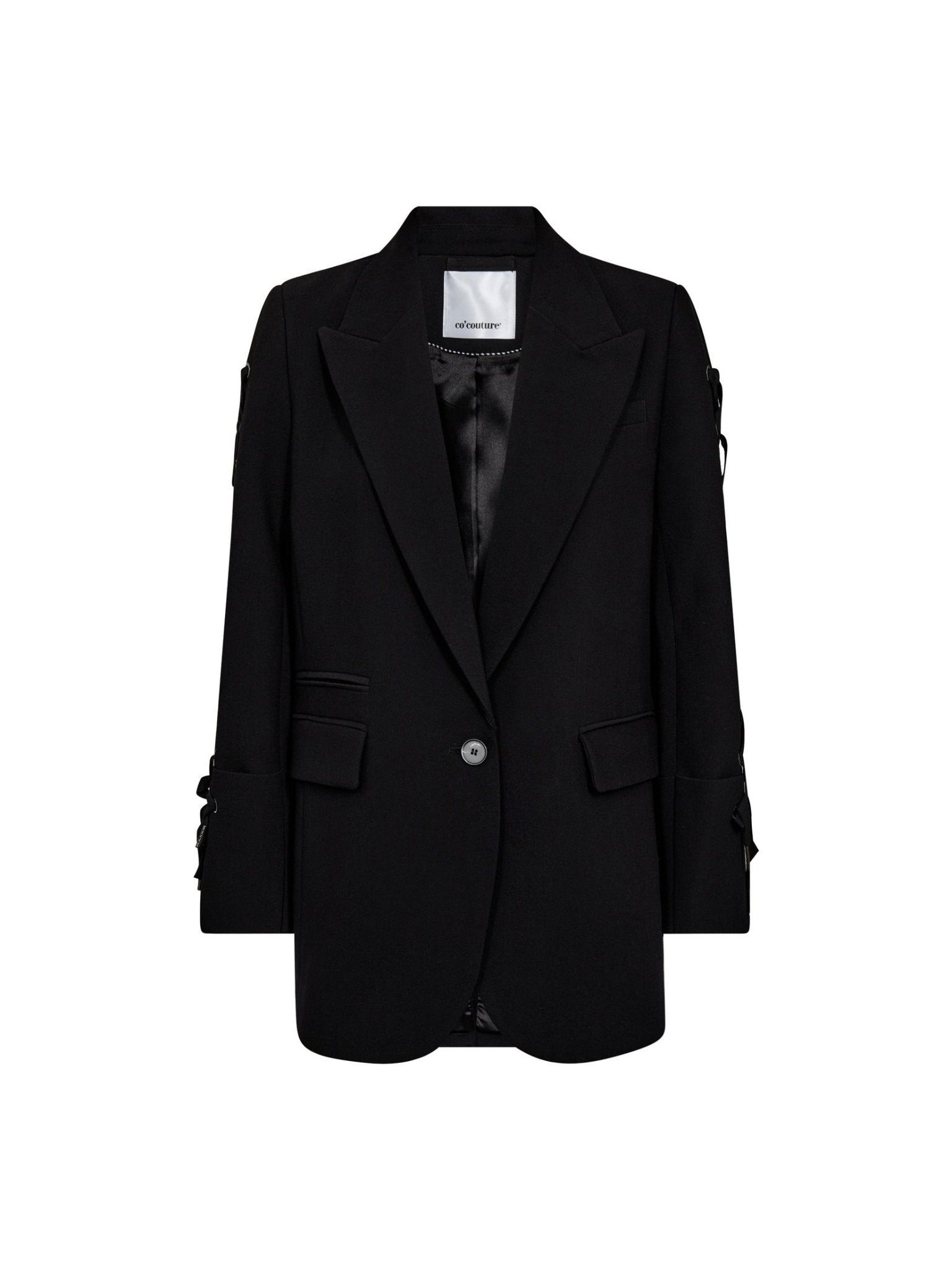 VolaCC Eyelet Blazer - Black - Co'couture