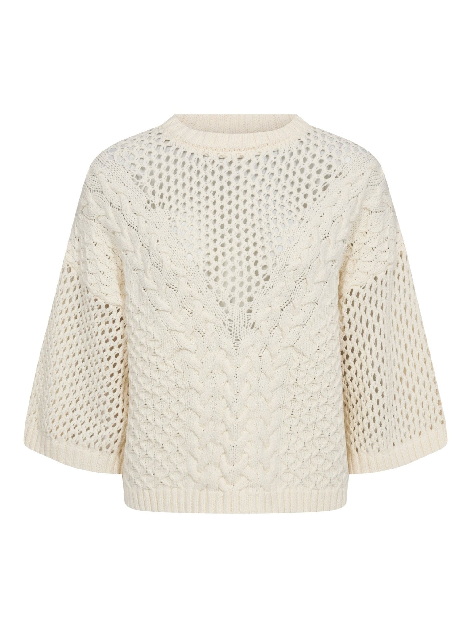 ZayaCC Cable O - Knit - Off white - Co'couture