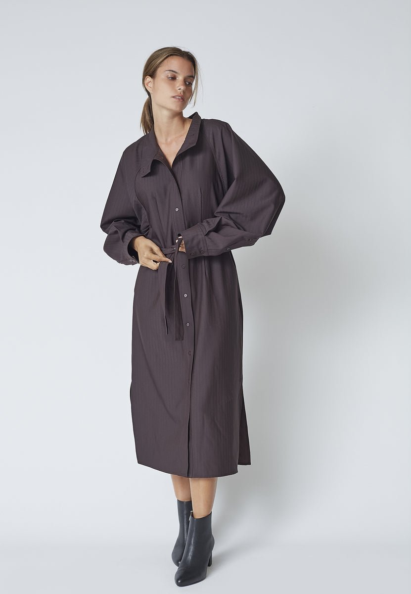 ZellaCC Batwing Dress - Dark Brown - Co'couture