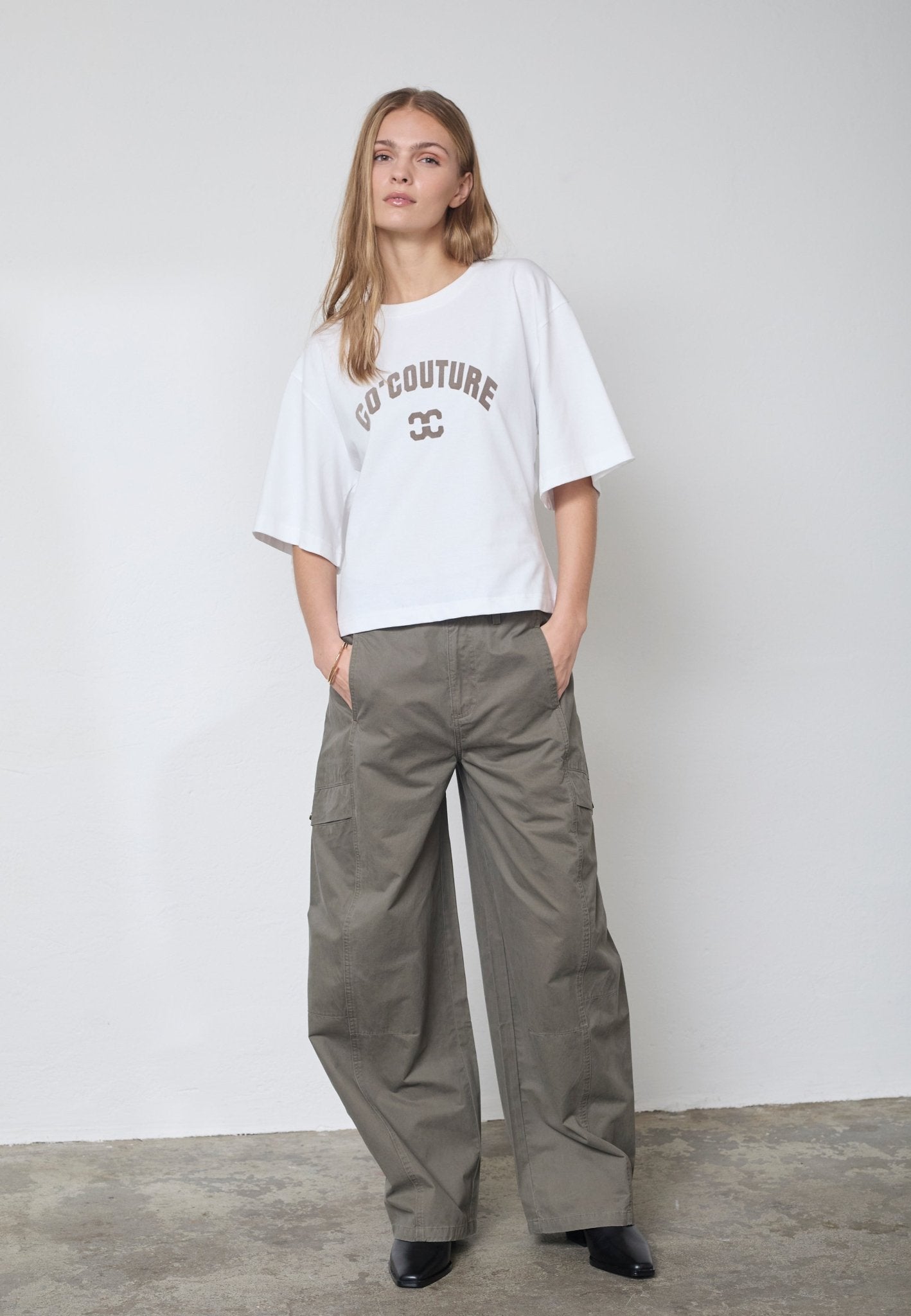 ZengaCC Tee O - Neck - WhiteWalnu - Co'couture