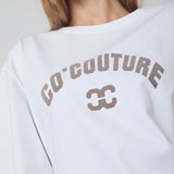 ZengaCC Tee O - Neck - WhiteWalnu - Co'couture