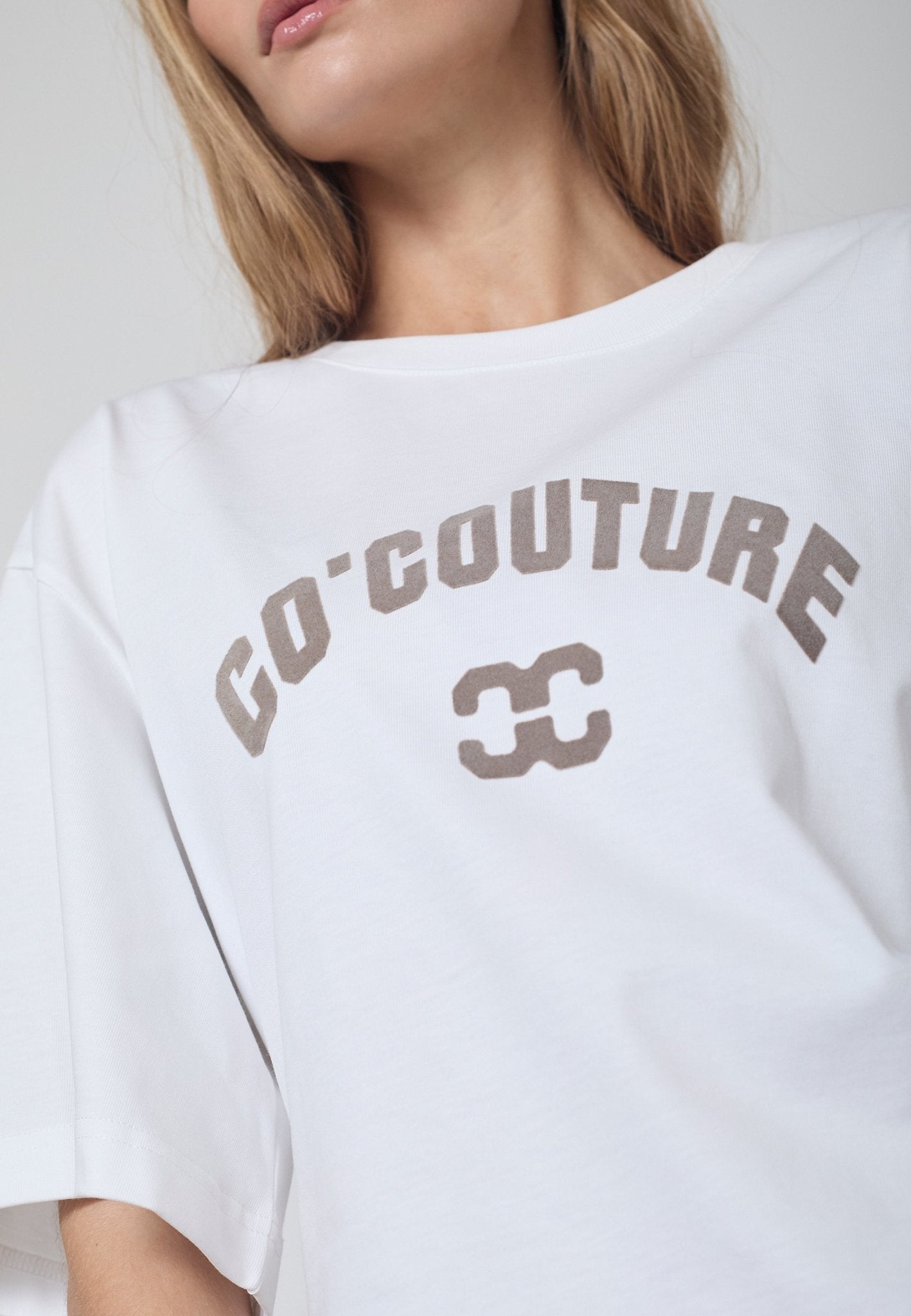 ZengaCC Tee O - Neck - WhiteWalnu - Co'couture