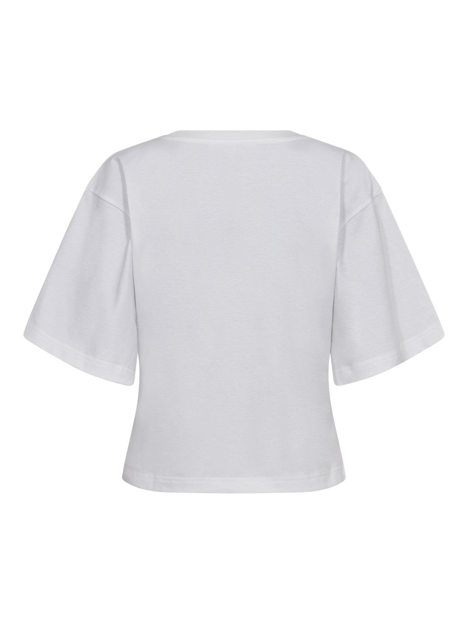 ZengaCC Tee O - Neck - WhiteWalnu - Co'couture