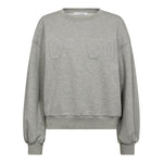 ZoeCC Coco Embroidery Sweat - Grey Melange - Co'couture